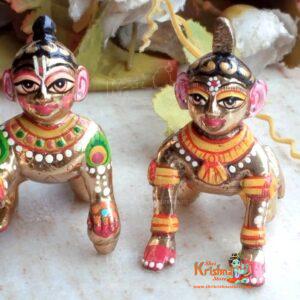 2 No Bal Radha Rani Beautiful Design Pair