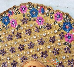 Yellow / Pink Kundan Work Designer Bal Gopal Dress – 6,7,8
