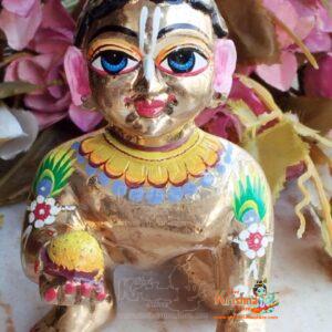 Smile Face Bal Laddu Gopal Ji Brass Idol-8 No