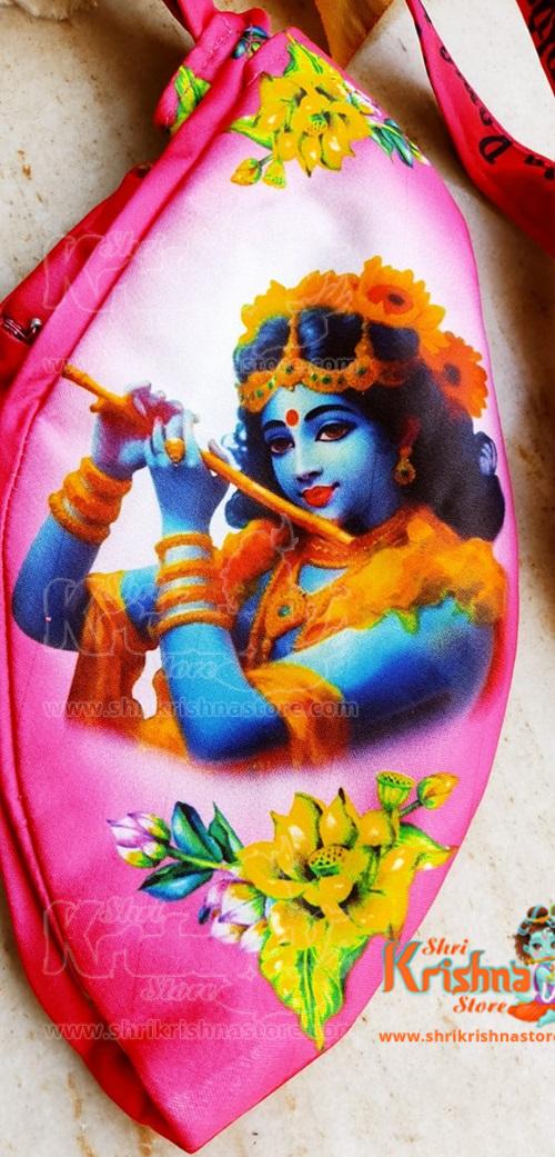 Digital Printed Krishna Bead Bag