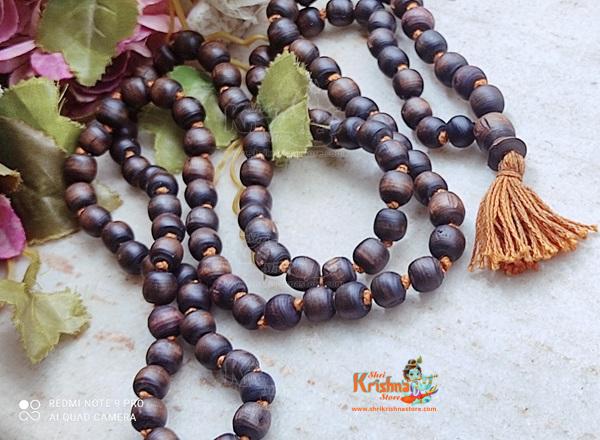 Japa Mala With Bead Bag With Counter Mala