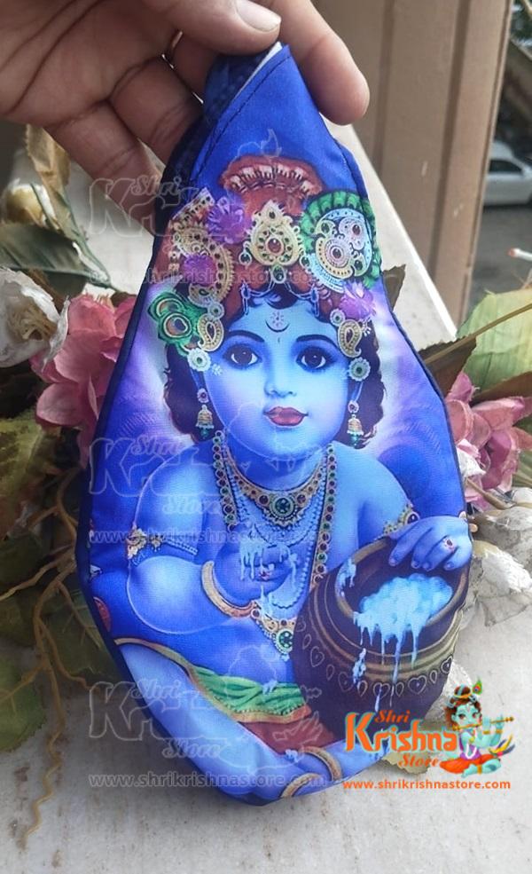 Makhan Chor Krishna Japa Bead Bag