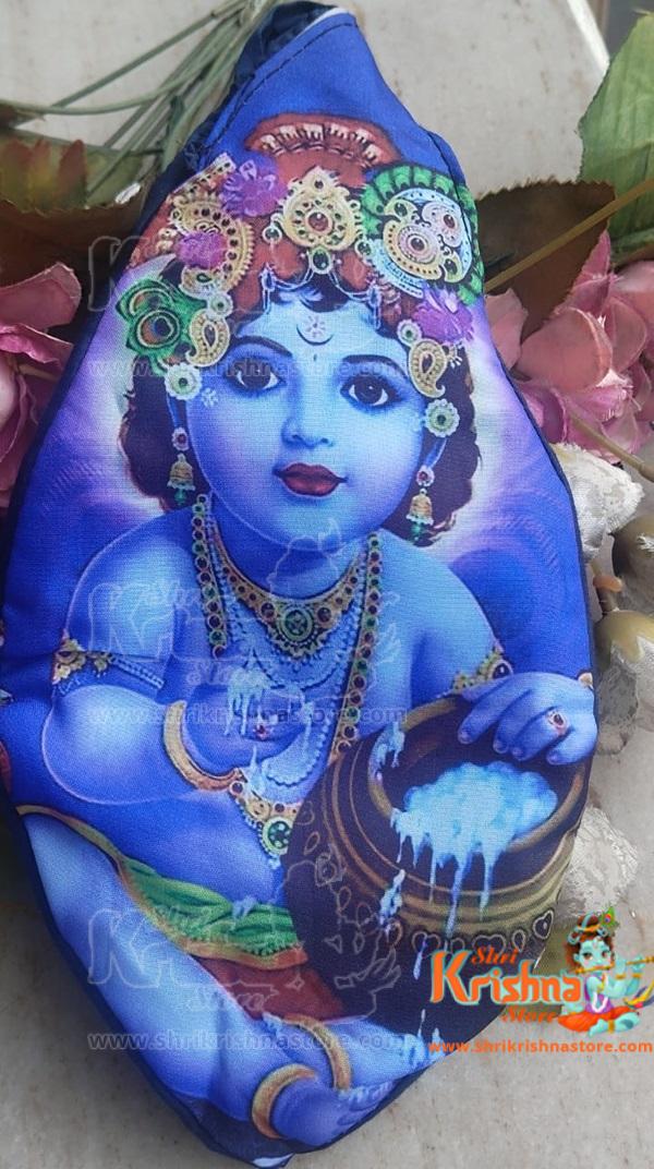 Makhan Chor Krishna Japa Bead Bag