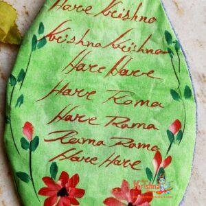 Hand Painted Japa Bead Bag