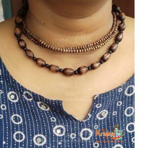 Mridang Design Tulsi Kanthi Neck Mala
