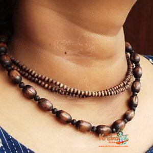 Mridang Design Tulsi Kanthi Neck Mala