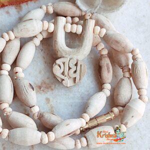 Shri Radha Tilak Design Tulsi Locket Mala