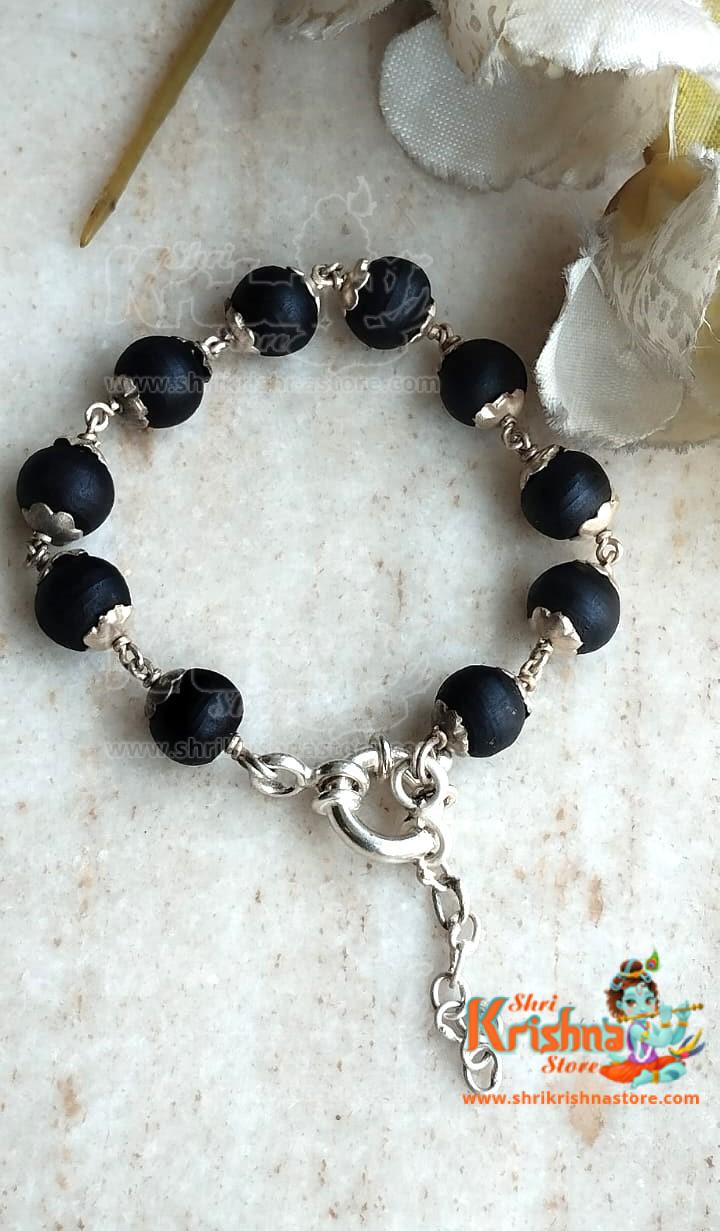 Pure Silver With Shyma Tulsi Bracelet