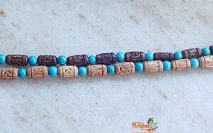 Handmade Radha Carved Tulsi Bracelet