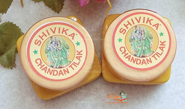 Yellow Kasturi Shivika Chandan Tilak Pack of 2