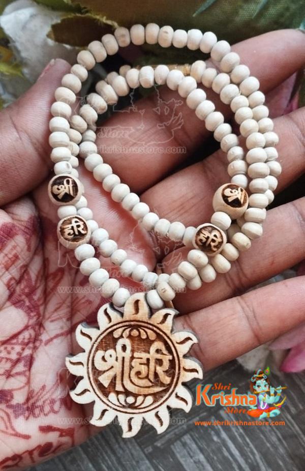 Shri Hari Naam Tulsi Locket Mala