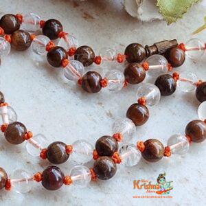 Septic Tiger Eye Combination Mala 54 beads For Power And Confidence