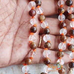 Septic Tiger Eye Combination Mala 54 beads For Power And Confidence
