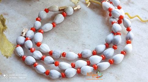 Three Layer Vaijayanti Beads Beautiful Design Bracelet