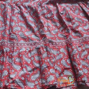 Red Colour Vrindavan Gopi Dress Outfit Buy Online