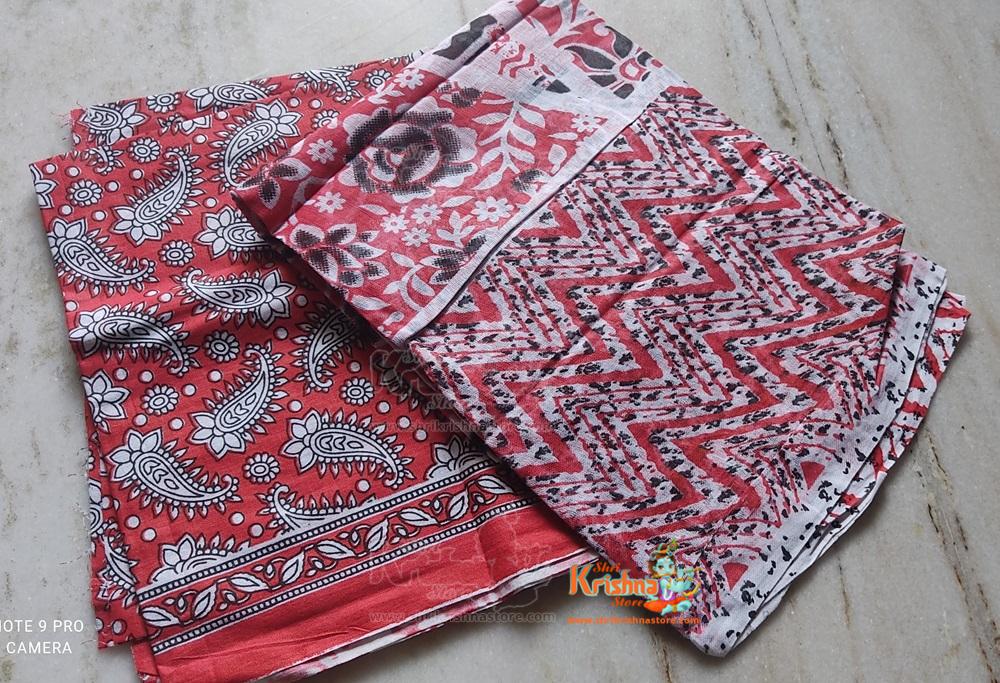 Red Colour Vrindavan Gopi Dress Outfit Buy Online