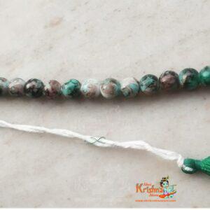 Blue Crystal Bead Sakshi (counter) Mala-Premium