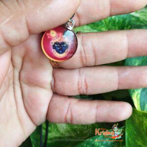 Jagannath Ji Neck Locket With Black Thread For Men & Women -Two Sided