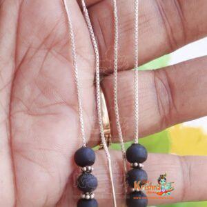 Silver Tilak Design Earrings