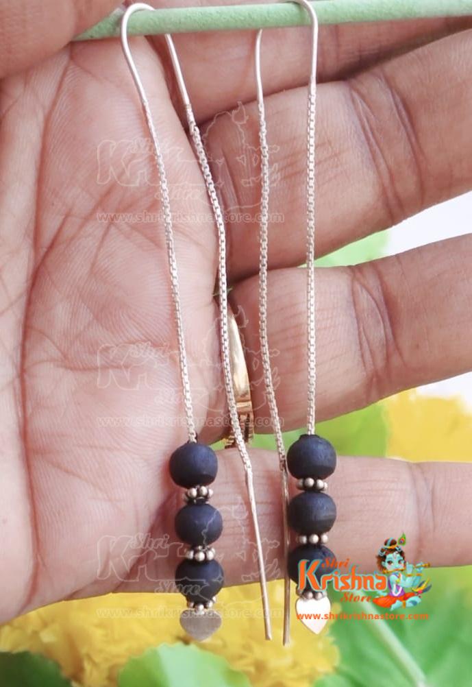 Silver Tilak Design Earrings