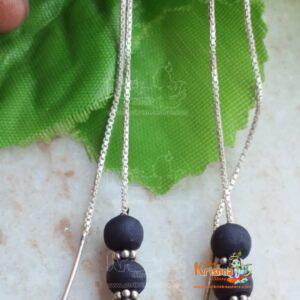 Silver Tilak Design Earrings