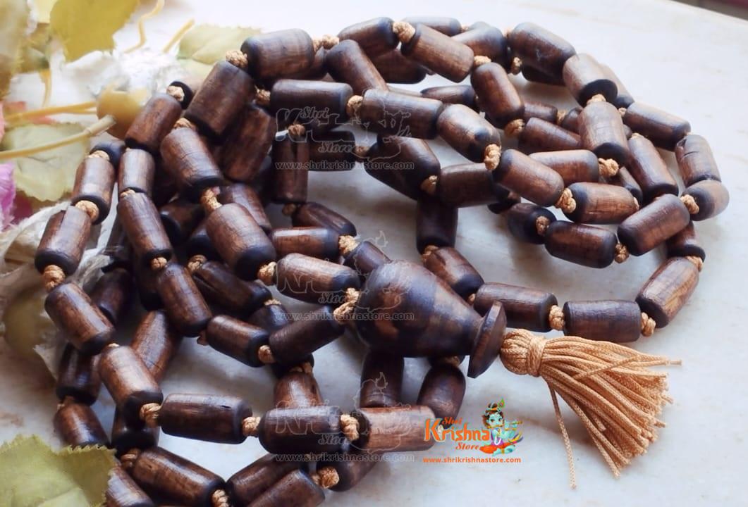 108 + 1 Shyma Tulsi Beads Japa Mala