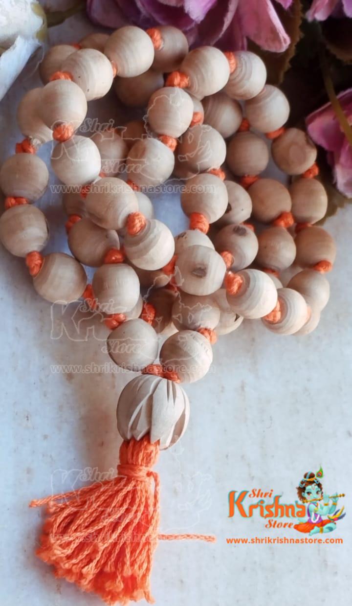 Shri Ram Naam Tulsi Japa Mala 54 + 1 Round Beads