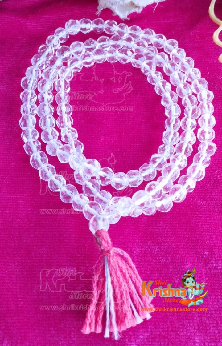 Diamond Fine Cut Original Sphatik 108 +1 Mala