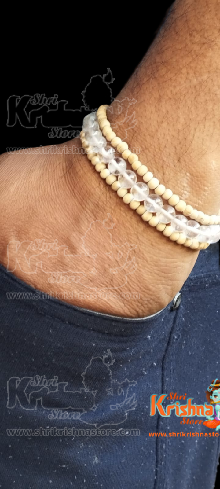 Original Spathic With Tulsi Beads Bracelet