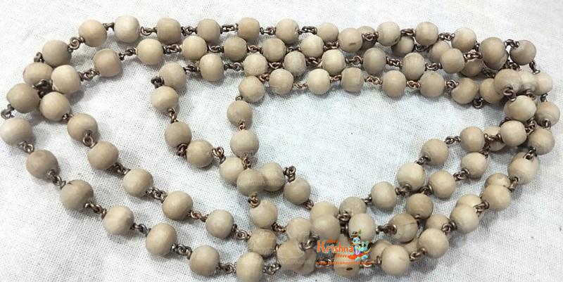 God Ayyappa Swami Japa Mala With Strong Copper Thread/Wire-Pooja/Japa/Prayer Tulsi Mala (54 Beads)