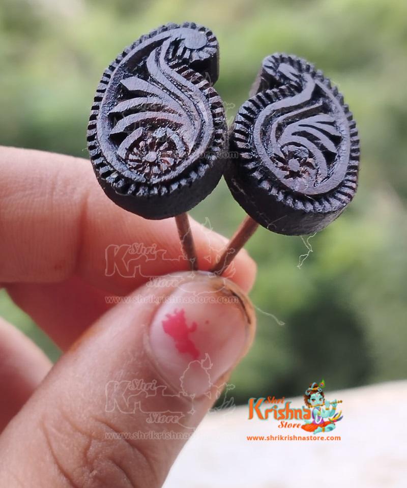 Shyama Tulsi Black Earrings Studs