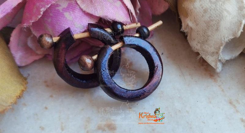 Pure Tulsi Round Shape Earrings