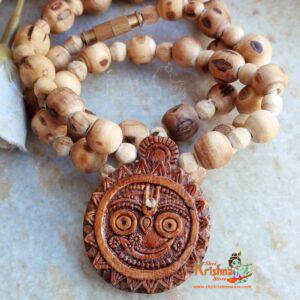 Shri Jagannath Ji Tulsi Locket With Shyama Tulsi Kanthi Mala