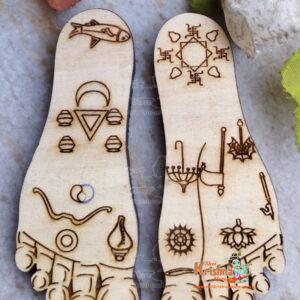 Shri Radha Charan Naam Sewa For Home Temple