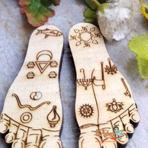 Shri Radha Charan Naam Sewa For Home Temple