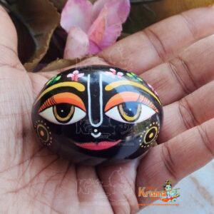 Small Laddu Gopal Shaligram Hand Painted
