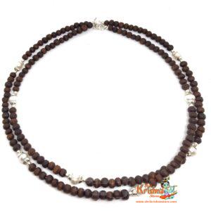 Two Round Tulsi Kanthi Mala with Perl