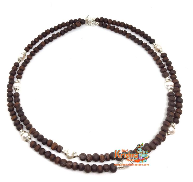 Two Round Tulsi Kanthi Mala with Perl