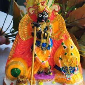 Bankey Bihari Ji Murti Vrindavan God Idol Figurine Decorative Showpiece