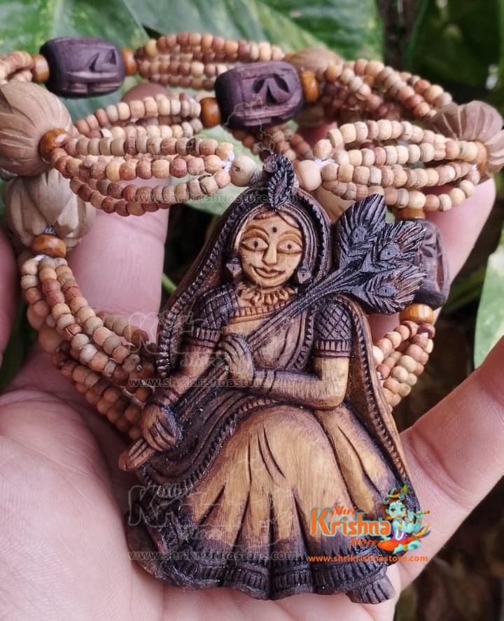 Radha Rani Beautiful Design Tulsi Mala