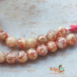 Green Crystal Bead Sakshi (counter) Mala-Premium