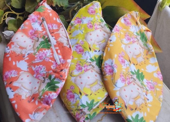 Cow Colorful Beads Japa Bag