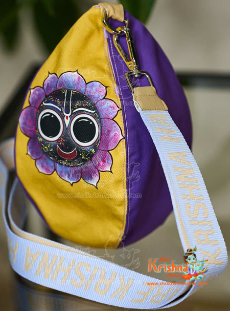 Jaganath Ji Face Digital Bead Bag Jholi