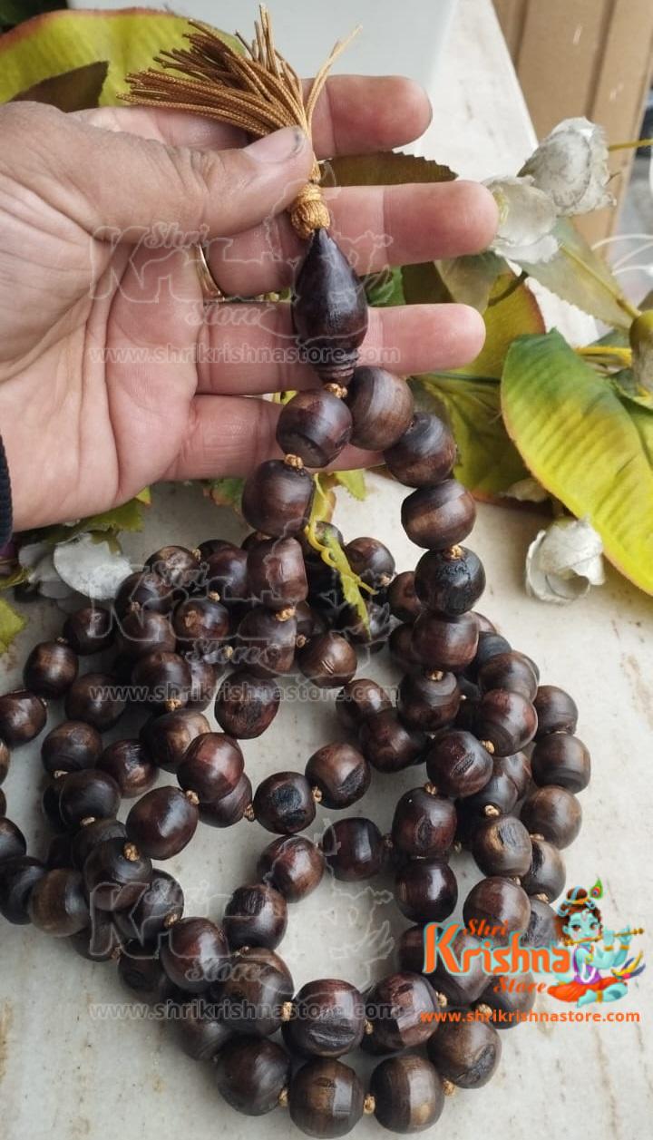 Shyma Dark Tulsi Beads Japa Mala