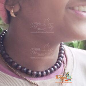 Round Beads Shyma Tulsi Kanthi Mala