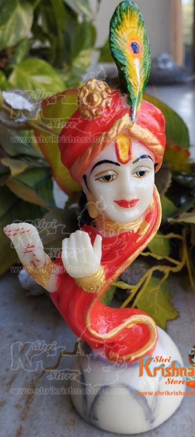 Krishna Idol, Antique Murliwala Statue, Lovely Kanha with Flute (10.5 inch