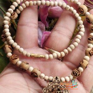 Shri Ram Tulsi Neck Mala in Double layer kanthi