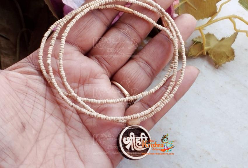 Shri Hari Naam Tulsi Kanthi Locket Mala