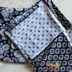 Iskcon Black and white gopi dress vrindavan