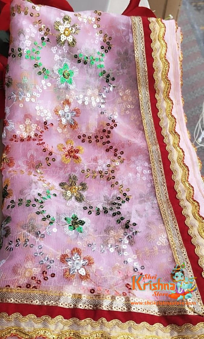 Devi Maa Chunri/Durga Devi Chunni with Dress (Silk)